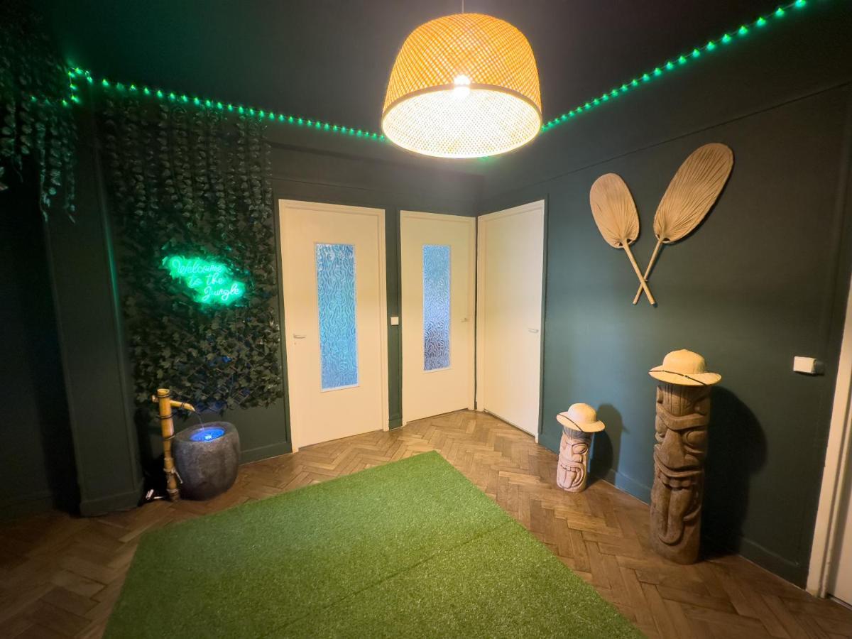 Jungle Urbain- Sauna - Cine - Hamac - Hyper Centre 阿棉 外观 照片